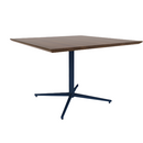 Vaux 42" Square Cafe Table HPL Top with Knife Edge Glides 30"H