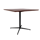 Vaux 42" Square Conference Table HPL Top with Knife Edge Glides 36"H