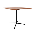 Vaux 42" Square Conference Table HPL Top with Knife Edge Glides 36"H