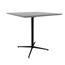 Vaux 42" Square Bar Table HPL Top with Knife Edge Glides 42"H