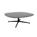 Vaux 42" Squircle Occassional Table HPL Top with Square Edge Glides 16"H