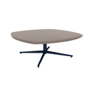 Vaux 42" Squircle Occassional Table HPL Top with Square Edge Glides 16"H