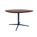 Vaux 42" Squircle Cafe Table HPL Top with Square Edge Glides 30"H
