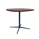 Vaux 42" Squircle Conference Table HPL Top with Square Edge Glides 36"H