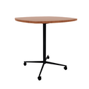 Vaux 42" Squircle Bar Table HPL Top with Square Edge Casters 42"H