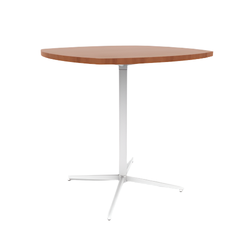 Vaux 42" Squircle Bar Table HPL Top with Square Edge Glides 42"H