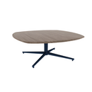 Vaux 42" Squircle Occassional Table HPL Top with Knife Edge Glides 16"H