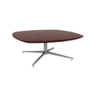 Vaux 42" Squircle Occassional Table HPL Top with Knife Edge Glides 16"H