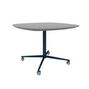 Vaux 42" Squircle Cafe Table HPL Top with Knife Edge Casters 30"H