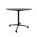 Vaux 42" Squircle Conference Table HPL Top with Knife Edge Casters 36"H