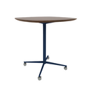 Vaux 42" Squircle Bar Table HPL Top with Knife Edge Casters 42"H