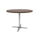 Proof 48" Round Pedestal Counter Table with X-Base HPL Top