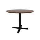 Proof 48" Round Pedestal Counter Table with X-Base HPL Top