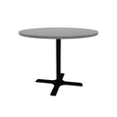 Proof 48" Round Pedestal Counter Table with X-Base HPL Top