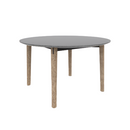 Voodoo 48" Round Cafe Table HPL Top with Matching 3MM PVC Knife Edge