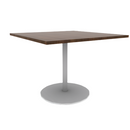 Proof 48" Square Pedestal Counter Table with  Round Base HPL Top