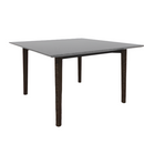 Voodoo 48" Square Cafe Table HPL Top with Matching 3MM PVC Knife Edge