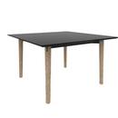 Voodoo 48" Square Cafe Table HPL Top with Matching 3MM PVC Knife Edge