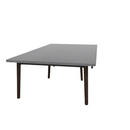 Voodoo 60" x 108" Ping Pong Rectangle Rounded Corners Table HPL Top with Matching 3MM PVC Square Edge