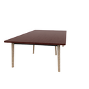 Voodoo 60" x 108" Ping Pong Rectangle Rounded Corners Table HPL Top with Matching 3MM PVC Square Edge