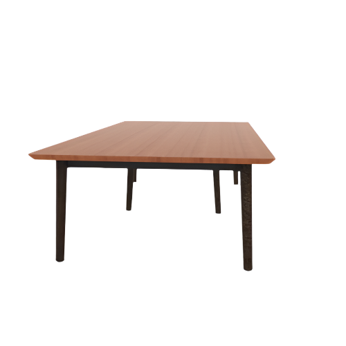 Voodoo 60" x 108" Ping Pong Rectangle Rounded Corners Table HPL Top with Matching 3MM PVC Knife Edge