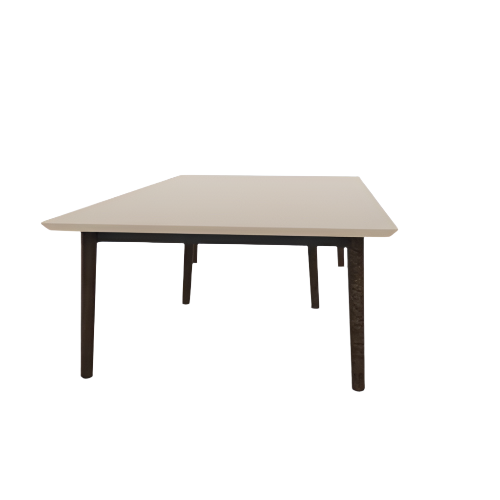 Voodoo 60" x 108" Ping Pong Rectangle Rounded Corners Table HPL Top with Matching 3MM PVC Knife Edge