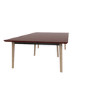 Voodoo 60" x 108" Ping Pong Rectangle Table HPL Top with Matching 3MM PVC Knife Edge