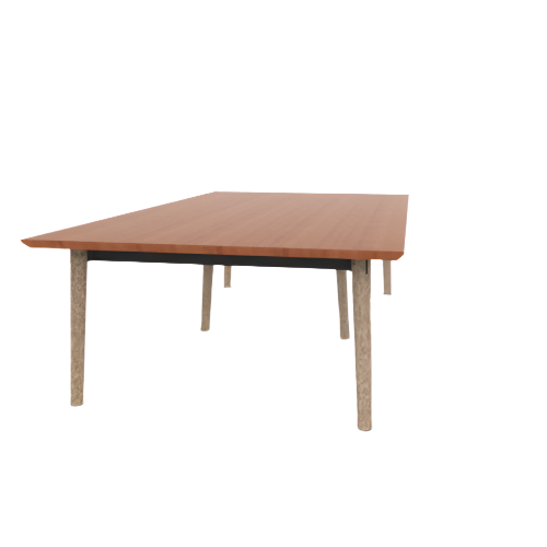 Voodoo 60" x 108" Ping Pong Rectangle Table HPL Top with Matching 3MM PVC Knife Edge