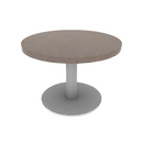 Proof Round Pedestal Table with Round Steel Base HPL Top