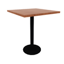 Proof 30" Square Pedestal Counter Table with Round Base HPL Top