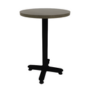 Proof 24" Round Pedestal Counter Table with Arched Base Solid Wood Top