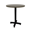 Proof 30" Round Pedestal Counter Table with Arched Base Solid Wood Top