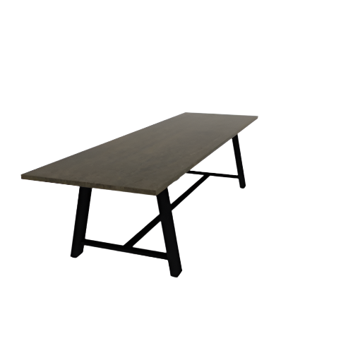 120"W x 36"D x 29"H Midtown Heavy Duty Wood Top Collaborative Table