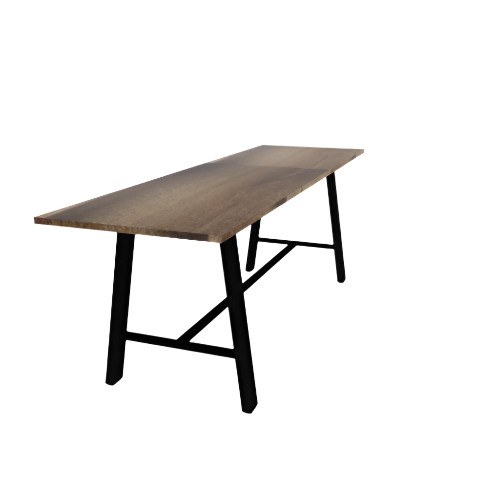 120"W x 36"D x 41"H Midtown Heavy Duty Wood Top Collaborative Table