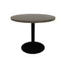 Proof 36" Dia Round Pedestal Cafe Table with Round Base Solid Wood Top