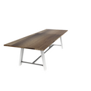 120"W x 42"D x 29"H Midtown Heavy Duty Wood Top Collaborative Table