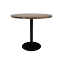 Proof 42" Round Pedestal Counter Table with Round Base Solid Wood Top