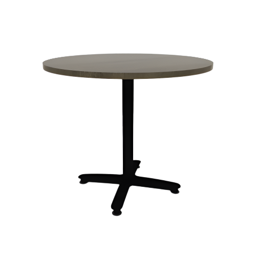 Proof 42" Round Pedestal Counter Table with Arched Base Solid Wood Top