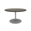Proof 48" Dia Round Pedestal Cafe Table with Round Base Solid Wood Top