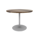 Proof 48" Round Pedestal Counter Table with Round Base Solid Wood Top