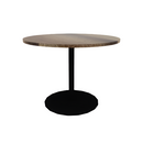 Proof 48" Round Pedestal Counter Table with Round Base Solid Wood Top