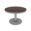 Proof Round Pedestal Table with Round Steel Base HPL Top