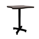 Proof 30" Wave Pedestal Counter Table with Arched Base HPL Top