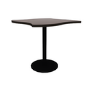 Proof 42" Wave Pedestal Counter Table with Round Base HPL Top