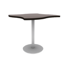 Proof 42" Wave Pedestal Counter Table with Round Base HPL Top
