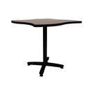 Proof 42" Wave Pedestal Counter Table with Arched Base HPL Top