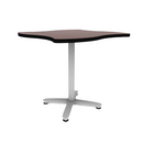 Proof 42" Wave Pedestal Counter Table with Arched Base HPL Top