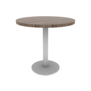 Proof 30" Dia Round Pedestal Cafe Table with Round Base TFL Top 3MM PVC Edge