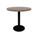 Proof 30" Dia Round Pedestal Cafe Table with Round Base TFL Top 3MM PVC Edge