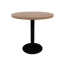 Proof 30" Dia Round Pedestal Cafe Table with Round Base TFL Top 3MM PVC Edge